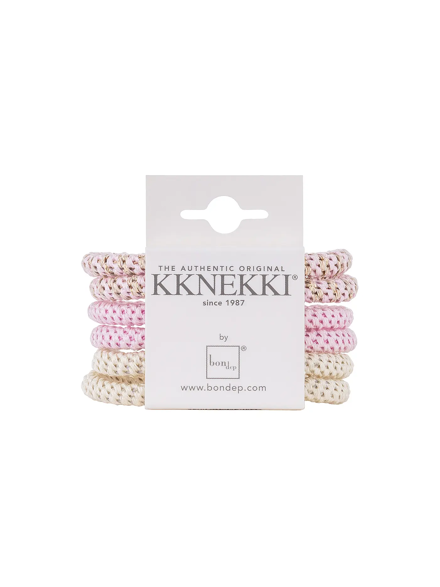 KKNEKKI | Haargummi 6er Pkg BUNDLE 11 | rosa